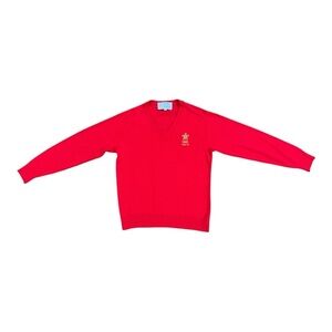 Vintage 1988 Calgary Winter Olympic V - Neck Sweater - Size Medium